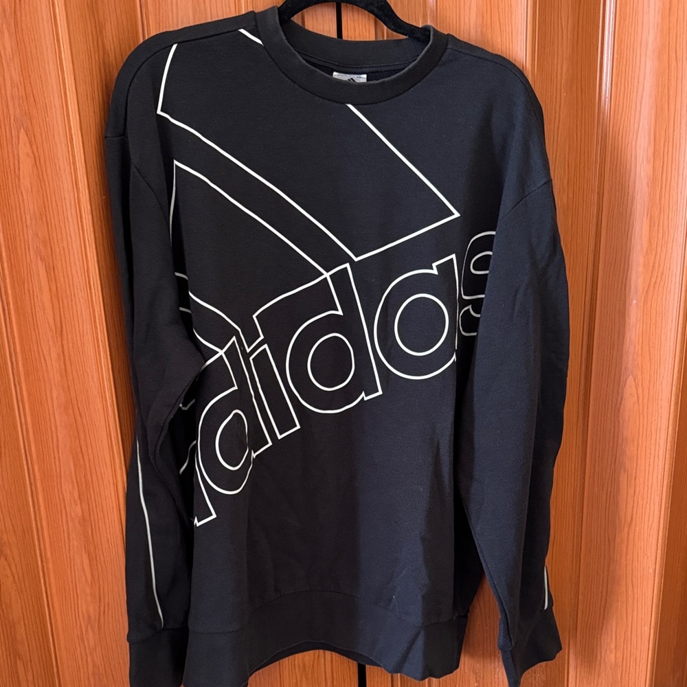 Adidas women’s Black Crewneck Sweater